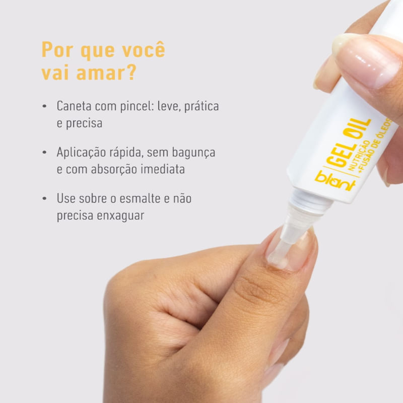 Caneta Gel Oil 10g - Blant