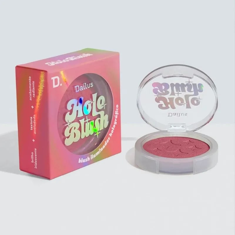 Blush Iluminador Holo 5,2g Holo Rouge - Dailus