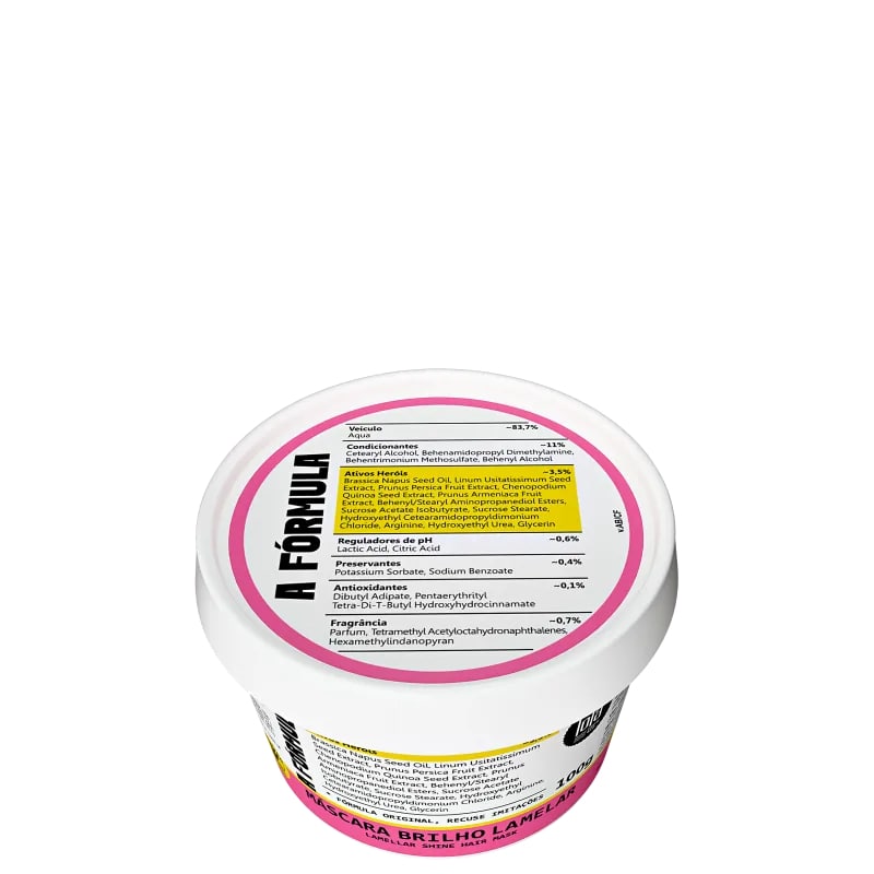 Mascara 100g A Formula Brilho Lamelar - Lola