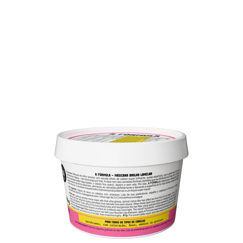 Mascara 100g A Formula Brilho Lamelar - Lola