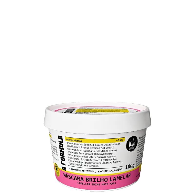 Mascara 100g A Formula Brilho Lamelar - Lola
