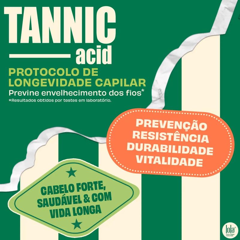 Shampoo Purificante 250ml Tannic Acid - Lola