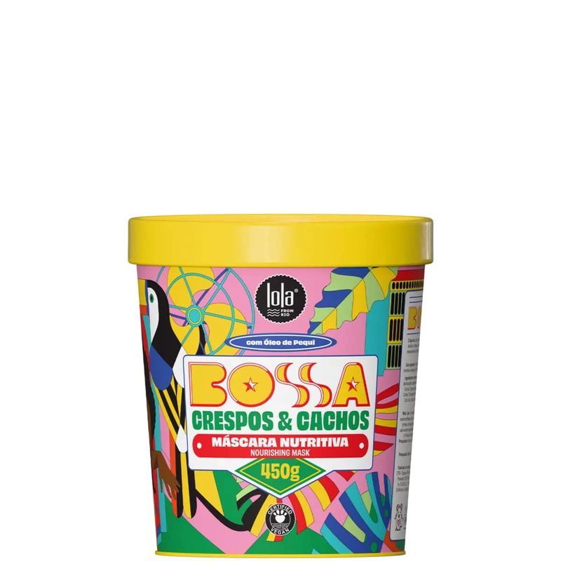 Mascara Nutritiva 450g Bossa Crespos e Cachos - Lola
