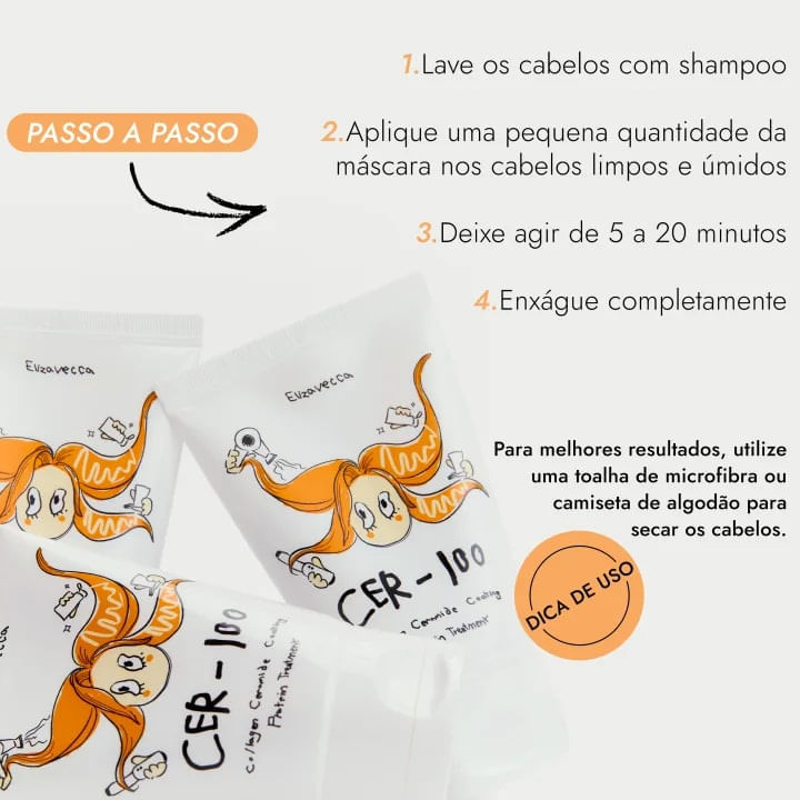 Mascara Tratamento 100ml Ceramide Cer-100 - Elizavecca