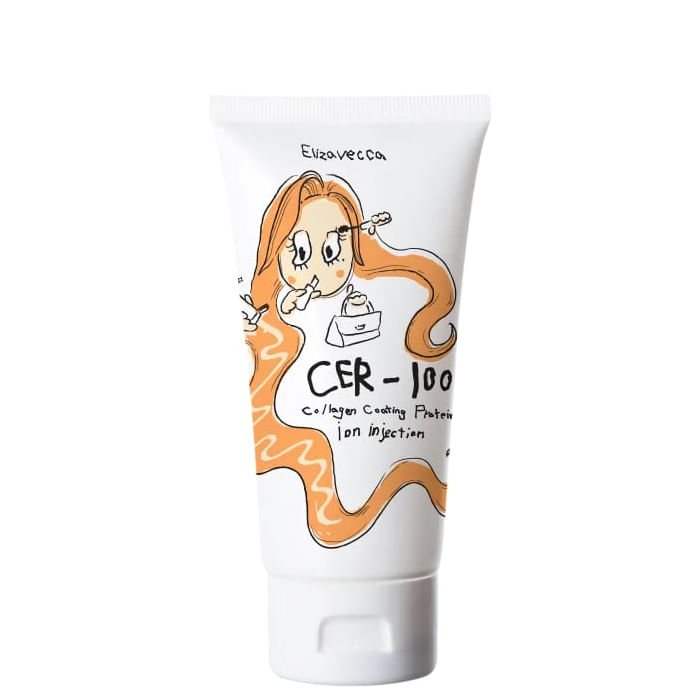 Mascara Capilar 50ml Proteina Ionizada e Colageno Cer-100 - Elizavecca