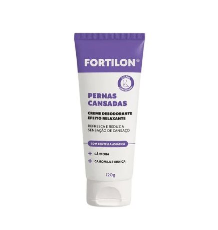 Creme Desodorante 120g Fortilon Efeito Relaxante Pernas Cansadas - Dailus