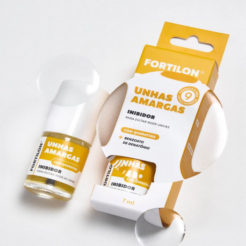 Esmalte 7ml Fortilon Unhas Amargas - Dailus