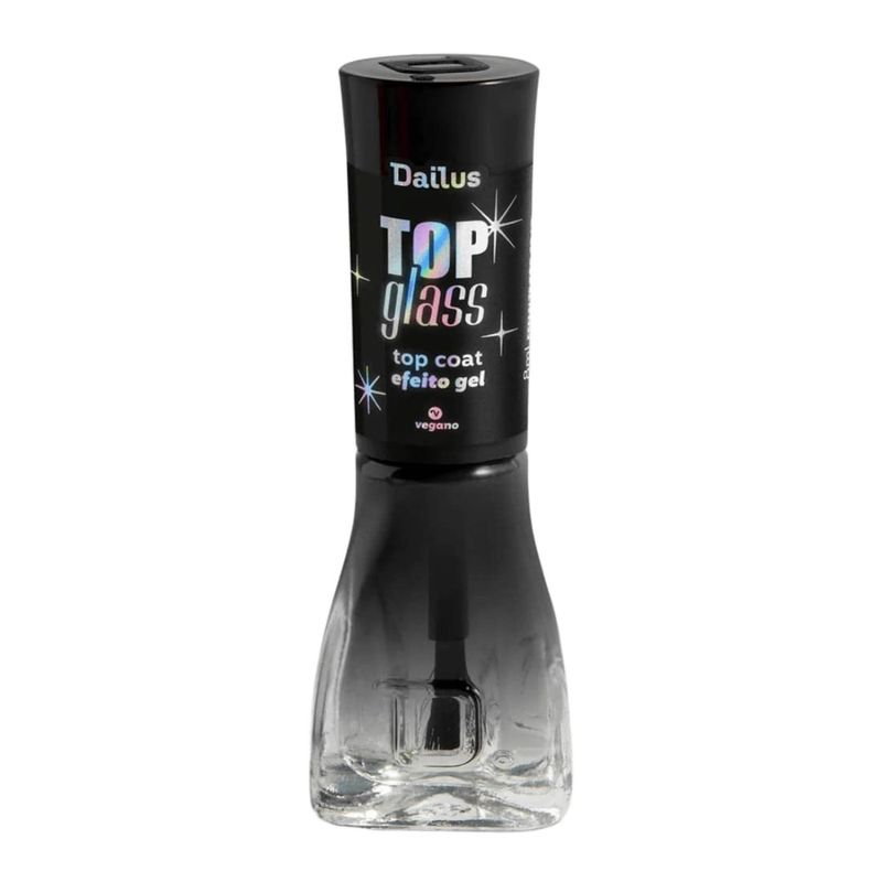 Esmalte Efeito Gel Top Coat Glass - Dailus