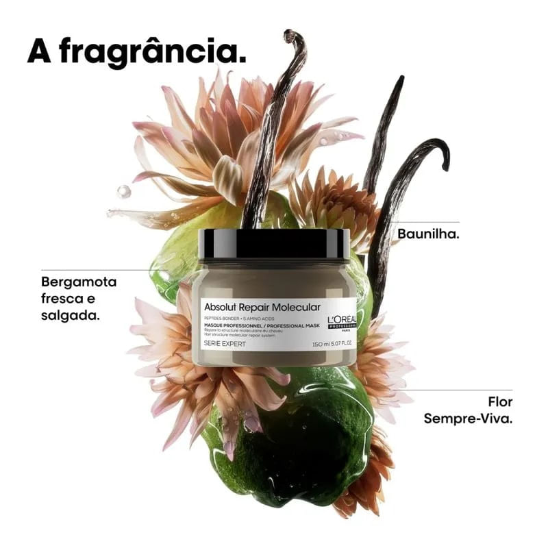 Máscara 150ml Absolut Repair Molecular - Loreal Profissional