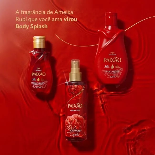 Body Spray 200ml Ameixa Rubi - Paixão