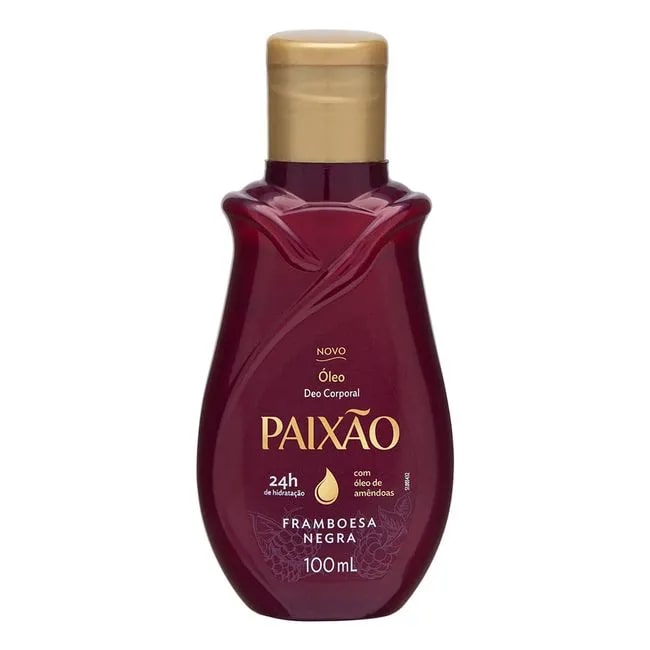 Óleo Corporal 100ml Framboesa Negra - Paixão