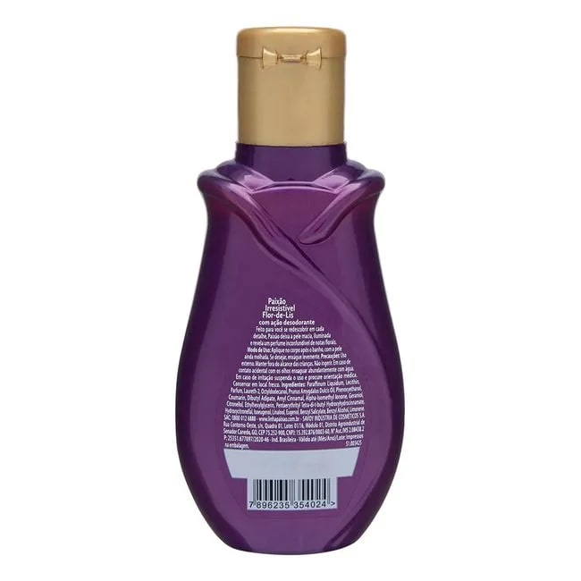 Óleo Corporal 100ml Irresistivel Flor De Lis - Paixão