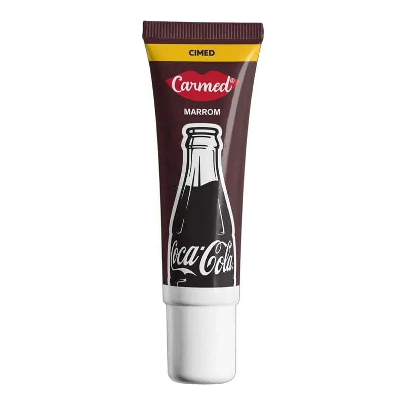 Hidratrante Labial 10g Coca Cola Marrom - Carmed