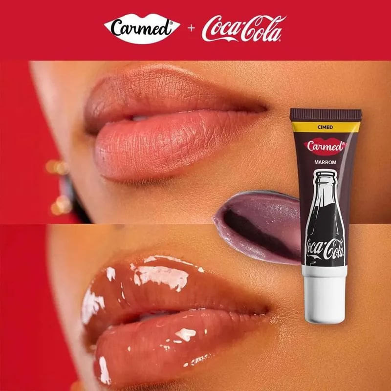 Hidratrante Labial 10g Coca Cola Marrom - Carmed