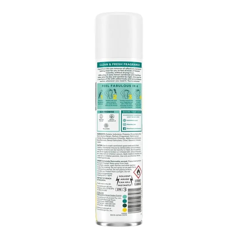 Shampoo a Seco 200ml Original - Batiste