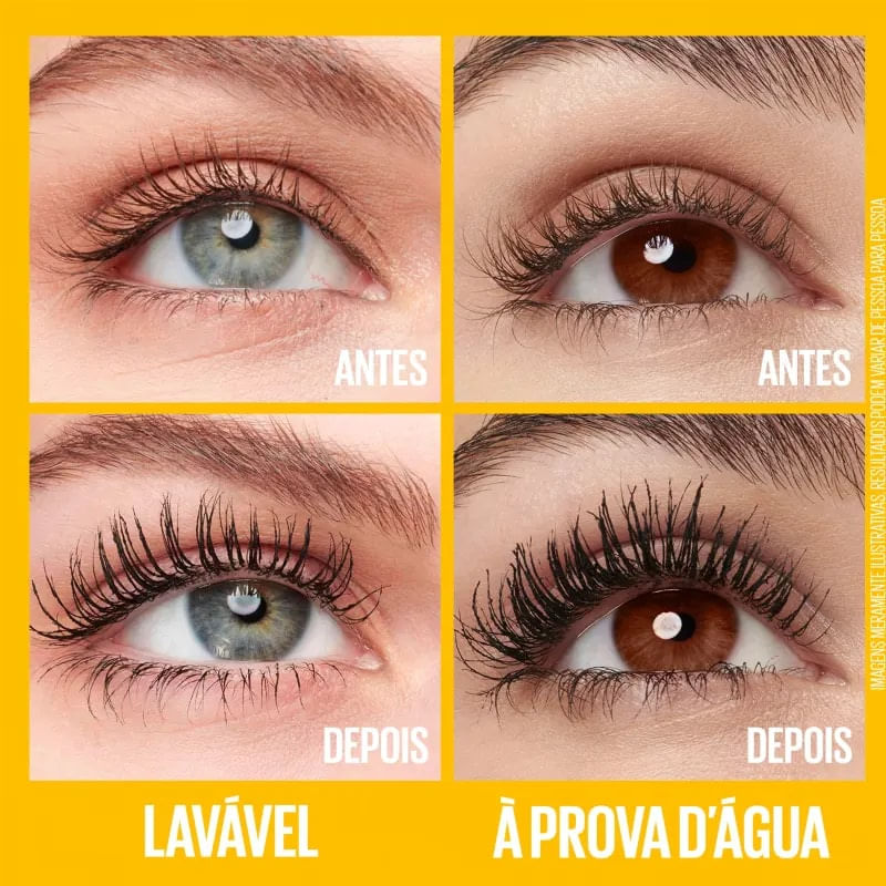 Mascara Para Cilios Colossal 9,2ml Preto A Prova DAgua - Maybelline