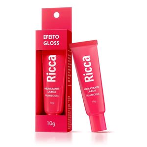 Hidratante Labial 10g Efeito Gloss Framboesa - Ricca