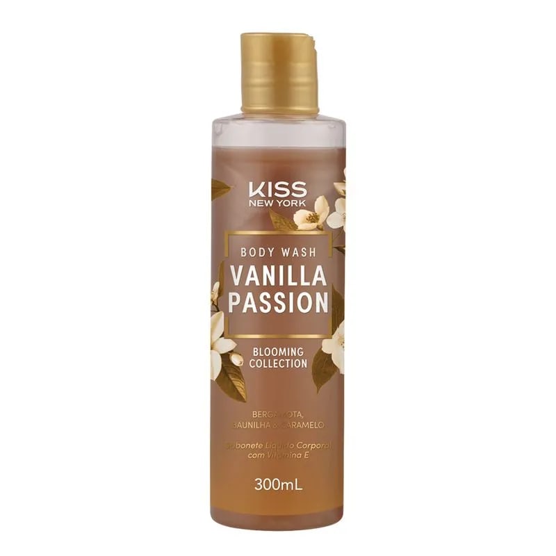 Sabonete Liquido 300ml Vanilla Passion Body Soap - Kiss Ny