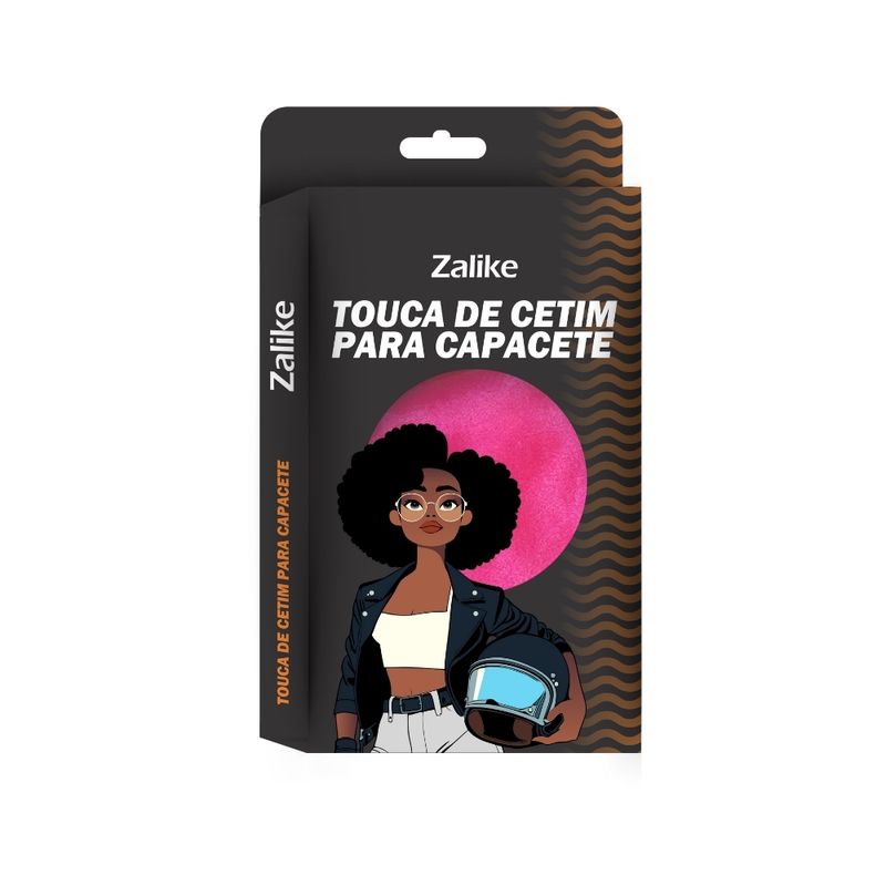 Touca De Cetim Antifrizz Para Capacete Ref. 3130 - Zalike