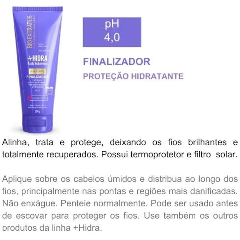 Finalizador 200g + Hidra - Bio Extratus