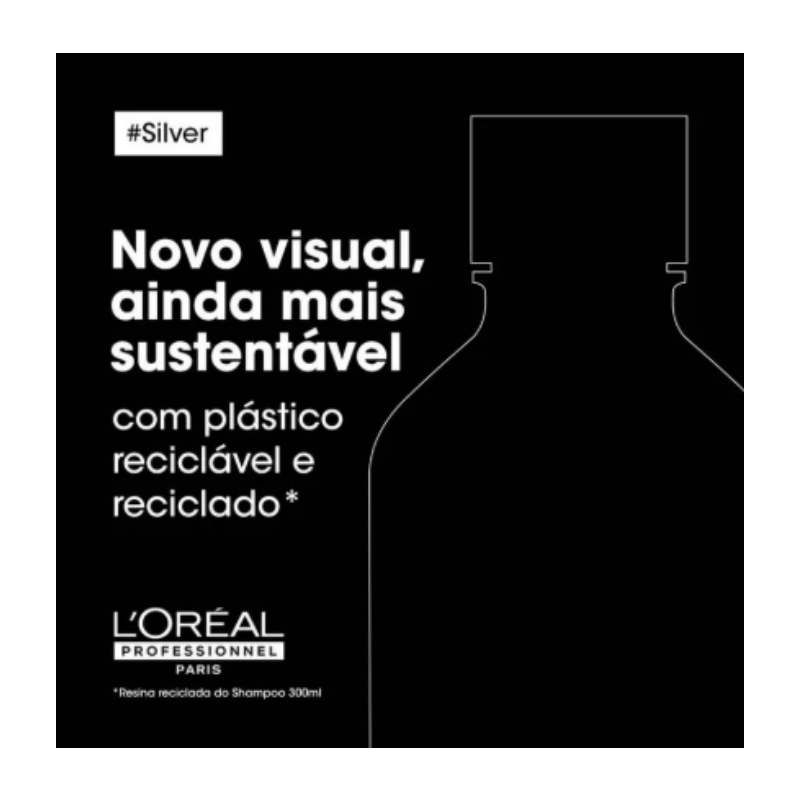 Shampoo 300ml Silver - Loreal Profissional