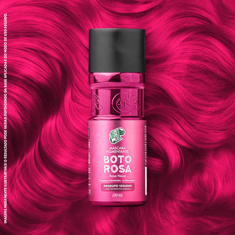 Máscara Pigmentante 100ml Boto Rosa - Kamaleão Color
