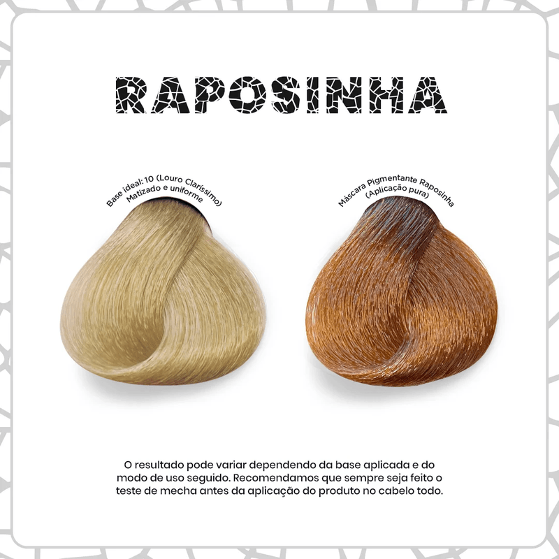 Máscara Pigmentante 100ml Raposinha - Kamaleão Color