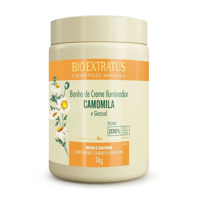 Banho De Creme 1kg Camomila - Bio Extratus